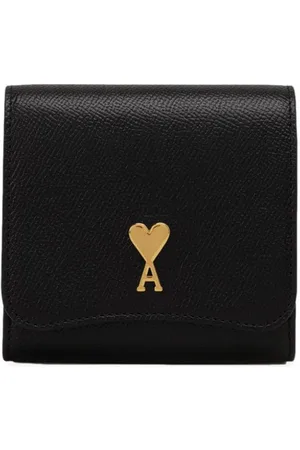 Ami Paris Paris compact leather wallet