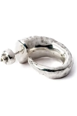 PARTS OF FOUR Sterling Horn hoop earring
