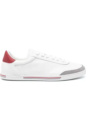 Dolce & Gabbana Stripe-detailing leather sneakers