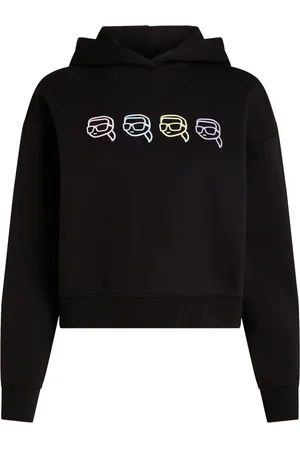 Karl Lagerfeld Ikon Outline organic-cotton hoodie