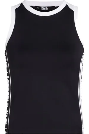 Karl Lagerfeld Logo-tape tank top