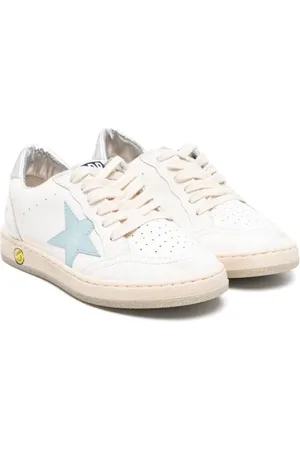 Golden Goose Ball Star-patch leather sneakers