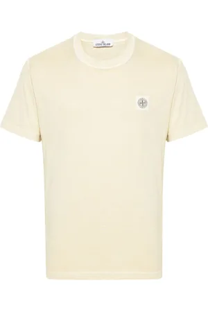 Stone Island Compass-patch cotton T-shirt