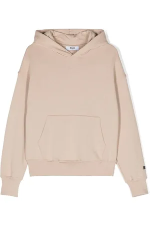 Msgm Logo-print cotton hoodie