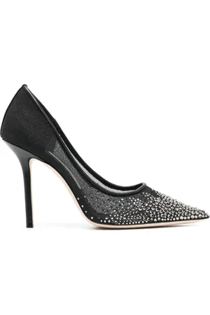 Jimmy Choo Love 85mm crystal-embellished Pumps - Farfetch