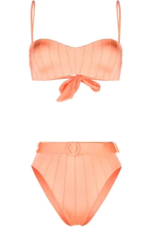 Noire Swimwear High-waist belted bikini set