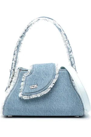 GCDS Small Comma denim bag