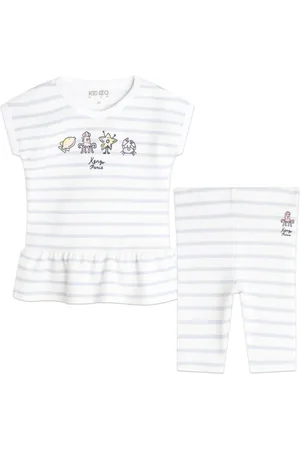 Kenzo Striped cotton dress set