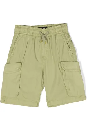 Molo Argod drawstring-waistband cotton shorts