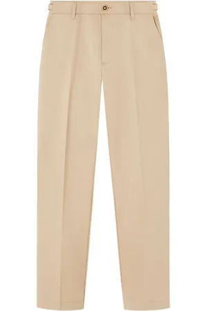 VERSACE Tapered-leg chino trousers