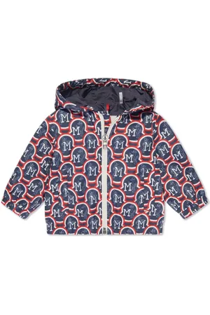 Moncler Clarinet monogram-print hooded jacket