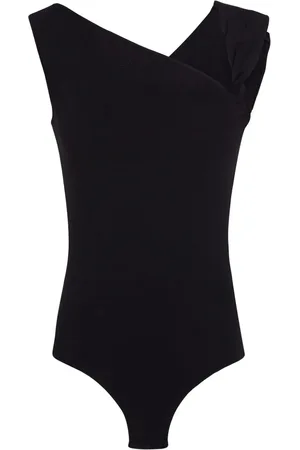 Karl Lagerfeld Asymmetric organic-cotton bodysuit