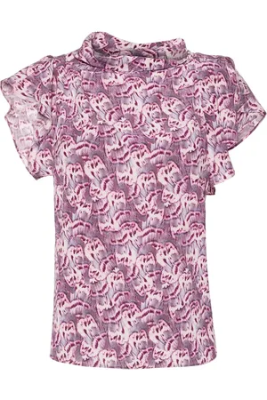 Isabel Marant Valency asymmetric silk blouse