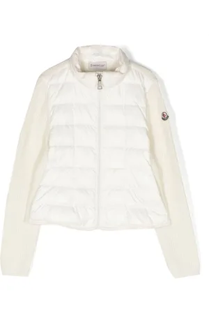 Moncler Ribbed-knit quilted jacket