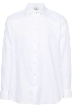 Etro Paisley-jacquard cotton shirt