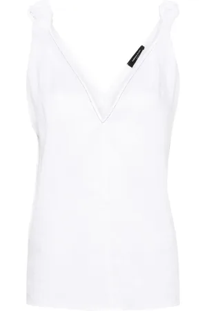 Fabiana Filippi V-neck linen blouse