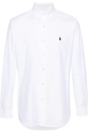 Ralph Lauren Polo Pony-embroidered poplin shirt