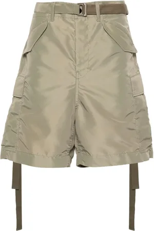 SACAI Gabardine cargo shorts