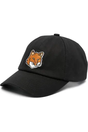 Maison Kitsuné Fox-motif cotton hat