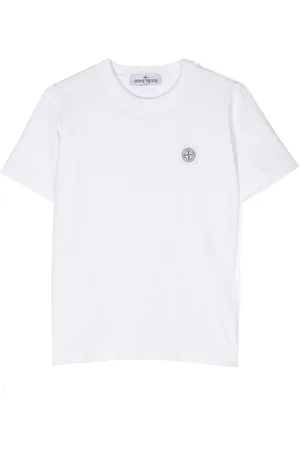 Stone Island Logo-patch cotton T-shirt