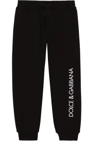 Dolce & Gabbana Logo-embroidered cotton track pants
