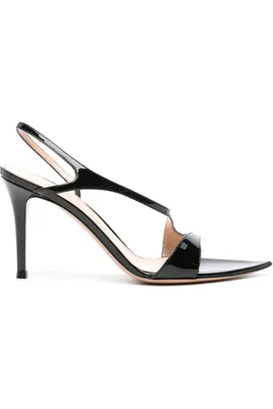 Gianvito Rossi 100mm patent-leather slingback sandals