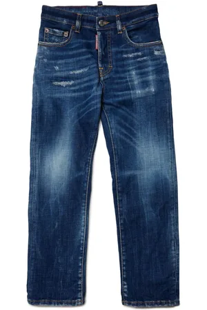 Dsquared2 Distressed-effect straight-leg jeans
