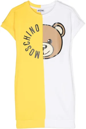 Moschino Kids Teddy-Bear-print Cotton Towel - Farfetch