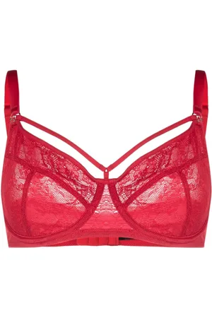Space Odyssey push up bra red lace