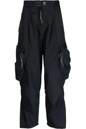MOSTLY HEARD RARELY SEEN 3D drop-crotch trousers