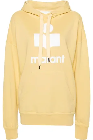 Isabel Marant Mansel logo-flocked hoodie