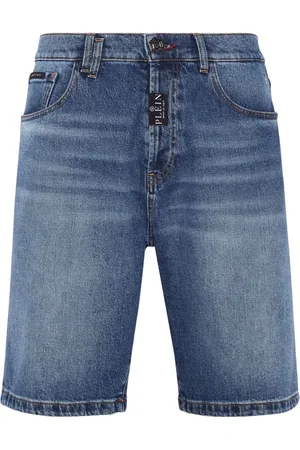 Philipp Plein Formentera low-rise denim shorts