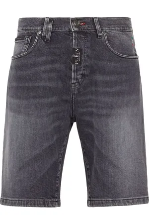 Philipp Plein Formentera low-rise denim shorts