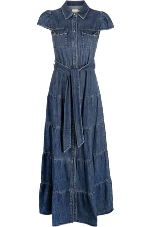 Denim Maxi Dress Long Sleeved Dress : Urban Chic Collection - Etsy | Maksi  elbise, Elbise, Elbiseler