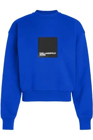 Karl Lagerfeld Logo-print organic-cotton sweatshirt