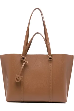 Pinko Love-Birds-motif leather bag