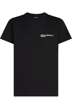 Karl Lagerfeld Logo-print organic-cotton T-shirt