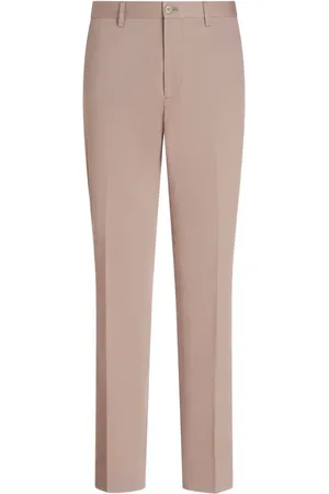 Etro Pegaso-embroidered chino trousers