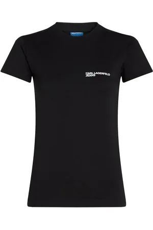 Karl Lagerfeld Logo-print organic-cotton T-shirt