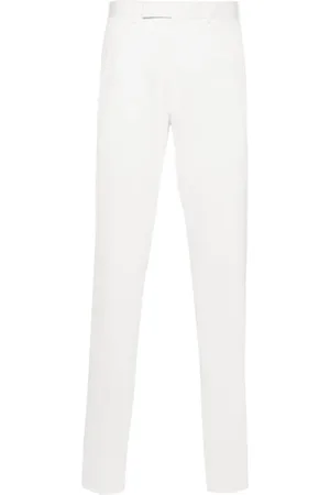 Ermenegildo Zegna Twill stretch-cotton trousers