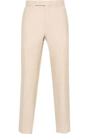 Ermenegildo Zegna M??lange interlock-twill trousers