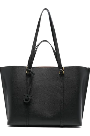 Pinko Love-Birds-motif leather bag