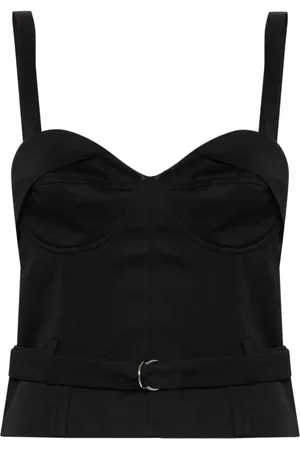 IRO Adim belted cropped top