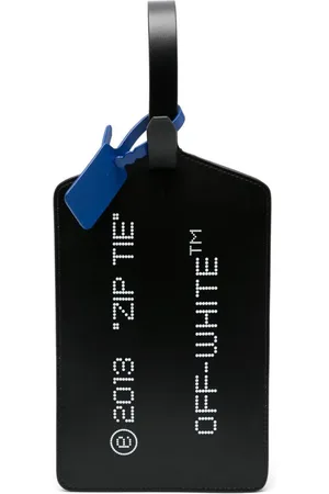 OFF-WHITE Medium Zip Tie leather clutch