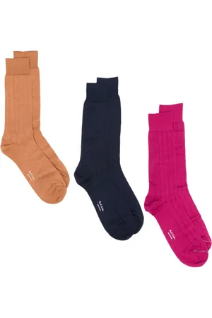 Paul Smith Ribbed mid-calf socks (pack of three)