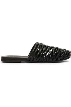 MARSÈLL Steccoblocco woven leather mules