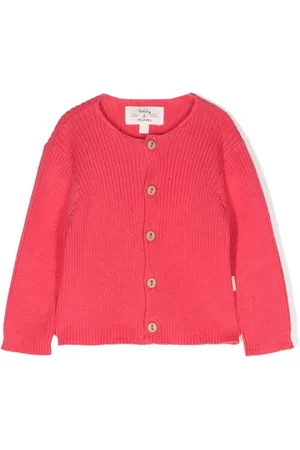 TEDDY & MINOU Ribbed cotton cardigan