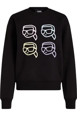 Karl Lagerfeld Ikon Outline organic-cotton sweatshirt