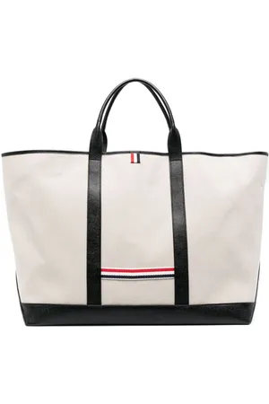 Thom Browne RWB-stripe tote bag