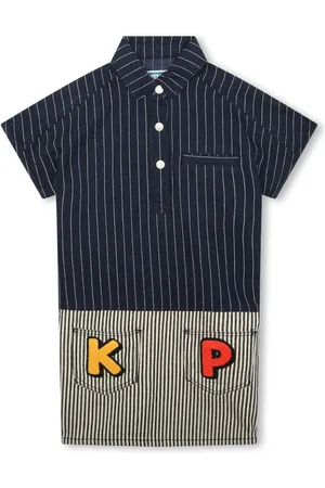 Kenzo Logo-appliqu?? cotton dress